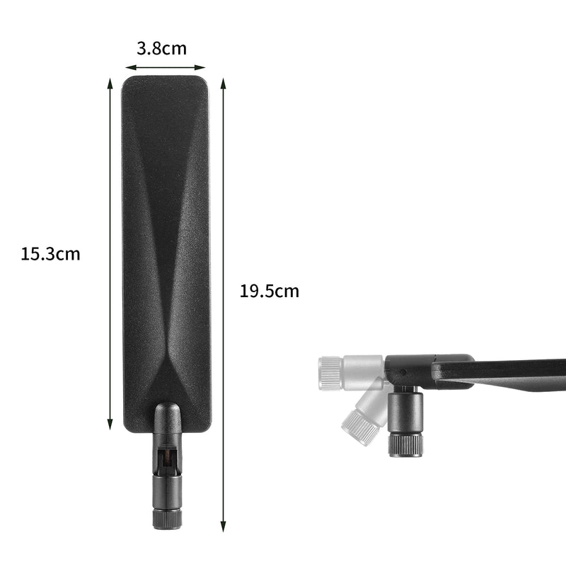 4G LTE 9dBi SMA Male Cellular Universal Wide Band Omni Directional Antenna Compatible with 4G LTE Wireless Router Mobile Hotspot Wireless Home Phone HCO Spartan Trail Camera（2-Pack）, Eifagur