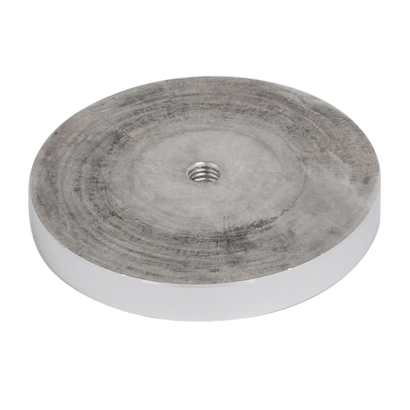uxcell 4pcs 75mm Dia 10mm Thickness M8 Thread Aluminum Disc Hardware for Glass Table