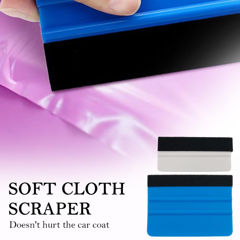 18PCS Window Tint Car Kit,Multi-Function Car Window Tint Kit Includes Scraper,Felt Scraper,Mini Vinyl Scrapers and Cutting Knife with Blade,Professtional Tints Kits for Cars