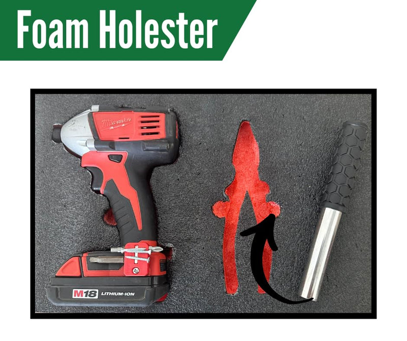 Kaizen Foam Cut Kit - Deluxe | Kaizen Foam Cutting Tool Kit | Kaizen Foam Cutting Tools Kit | Kaizen Foam Tools | Kaizen Foam Knife | Kaizen Foam Knife (Deluxe (w/Kaizen Holester) Deluxe (w/ Finger Hole Tool)