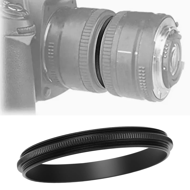 2pcs 52mm to 52mm Male to Male Macro Reverse Coupling Ring for Macro Photography