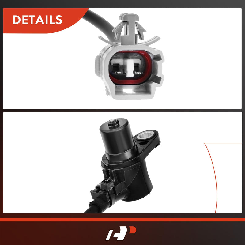 A-Premium ABS Wheel Speed Sensor Compatible with Toyota & Pontiac Models - Corolla 2003-2006, Matrix 2003-2008, Vibe 2003-2008, 1.8L - Front Driver and Passenger Side, 2-PC Set, Replace# 88969673