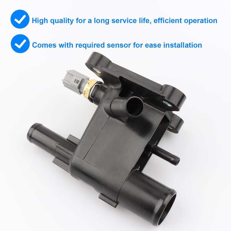 Allmotorparts Engine Coolant Water Outlet & Sensor Replace 902-1085 Compatible with Ford L4 2.0L - 2012-2018 Focus, 2018-2020 EcoSport, Years 2012 2013 2014 2015 2016 2017 2018 Focus