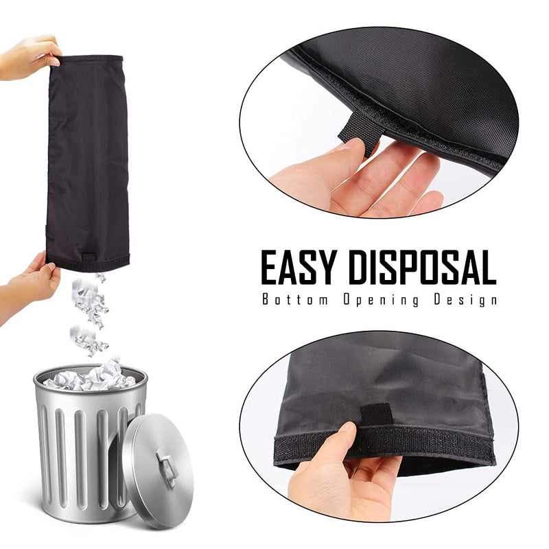 UTSAUTO 2 Pack Washable Eco-Friendly Seat Back Hanging Car Trash Bag for Travelling, Outdoor