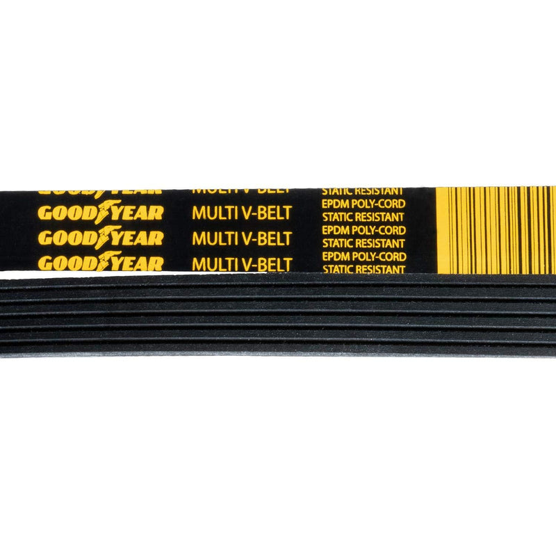 Goodyear Belts 1061015 Multi V-Serpentine Belt - 6 Ribs - Black - 101.5" - Chevrolet Express 3500 (1996-2002), Chrysler 200 (2011-2014), Ford F-150 (2004, 2007-2010), Kia Forte (2010-2012)