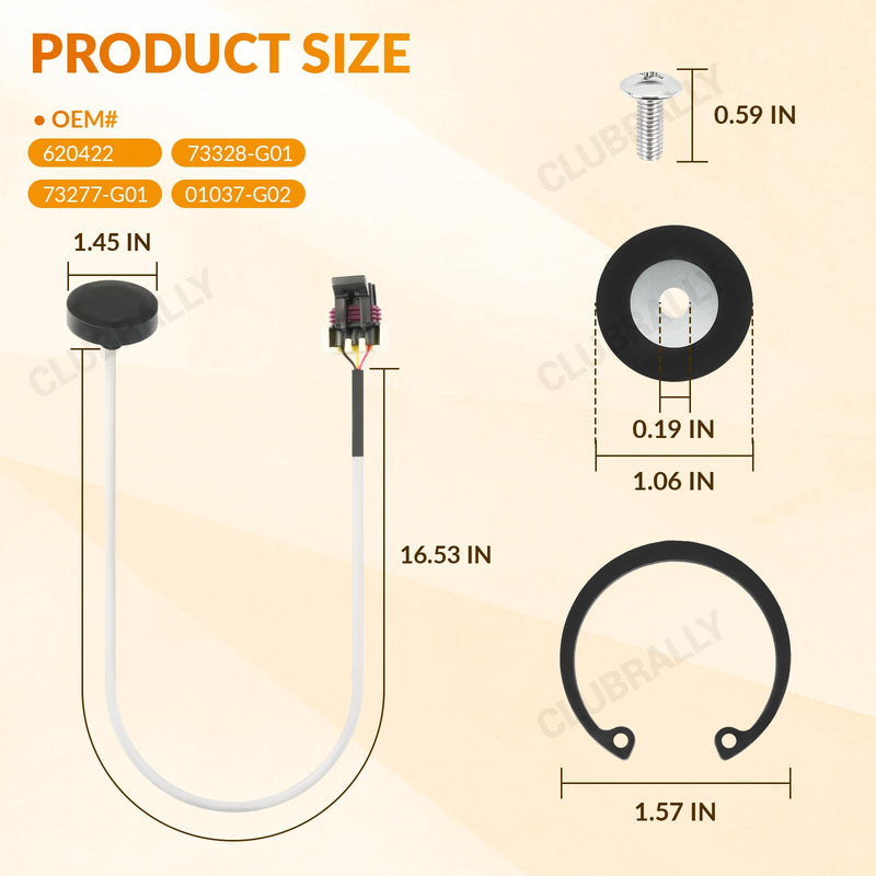 Speed Sensor Harness 48 Volt Kit with High Speed Sensor Magnet Fits EZGO TXT Golf Cart 620422+73328-G01