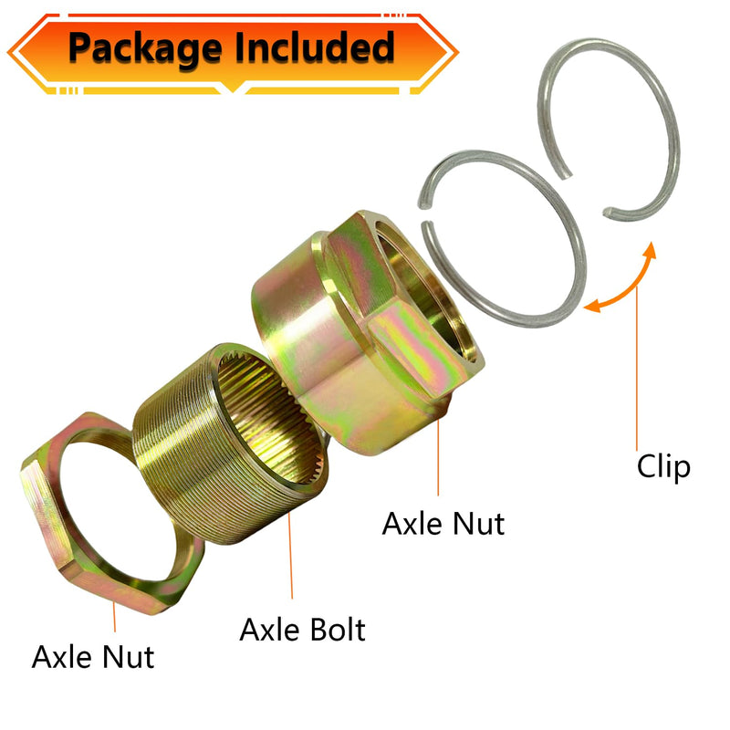 Rear Axle Lock Jam Sleeve Nut Clip for Honda Sportrax 300 400 TRX300EX TRX400EX TRX400X TRX450R TRX450ER TRX250X TRX300X ATC250R ATC350X