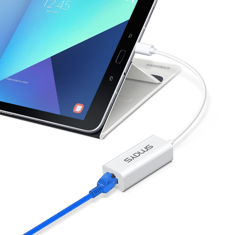 Host Micro USB OTG to RJ45 Ethernet Adapter - 100Mbps Wired LAN Dongle