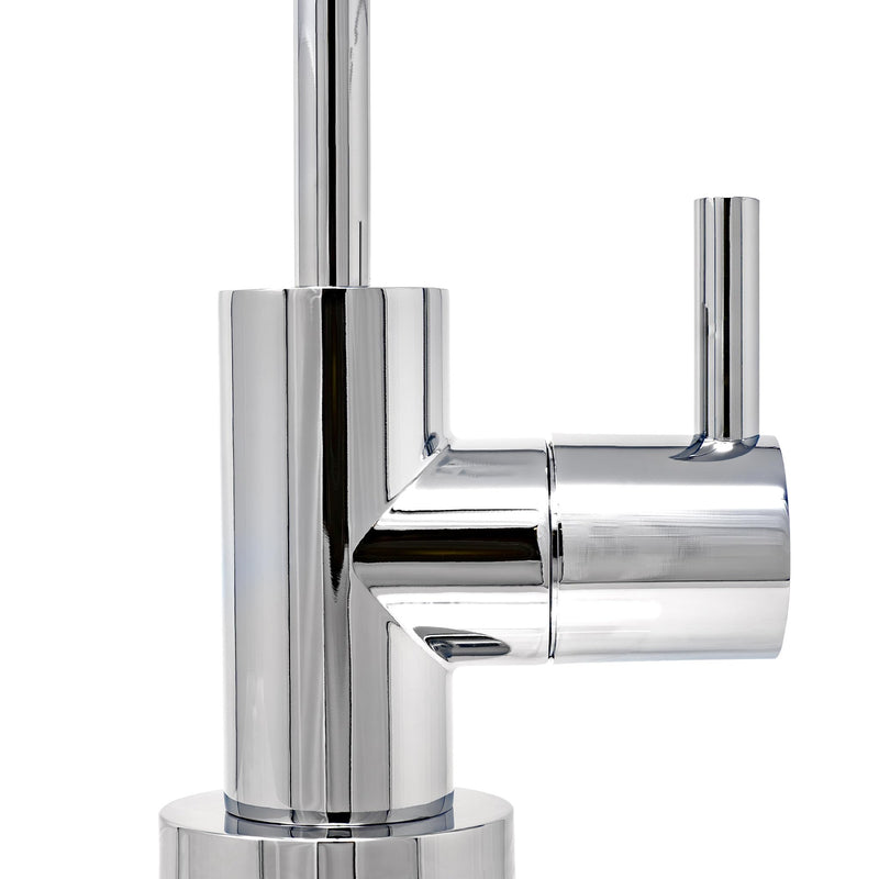 Metpure Non Air Gap RO Water Filtration System Water Dispenser Spout (Chrome). Euro Style with Faucet Wrench NSF Certified. Chrome