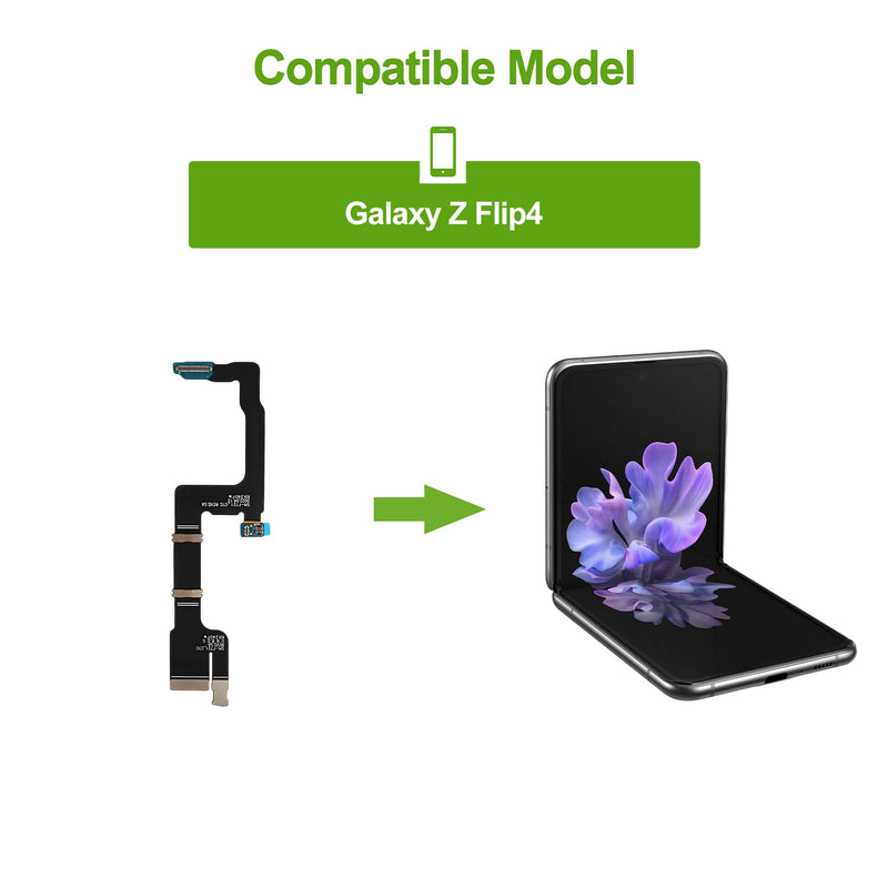 Spin Axis Cable LCD Screen Flex Cable Motherboard Main Board Connector Flex Cable for Samsung Galaxy Z Flip4 SM-F721B