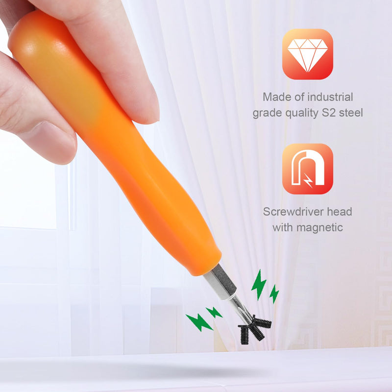 R/ing Screwdriver Replacement for WiFi Password Reset and Battery Change, Torx T6 T15 Bit Screwdriver for Ring Video Doorbell