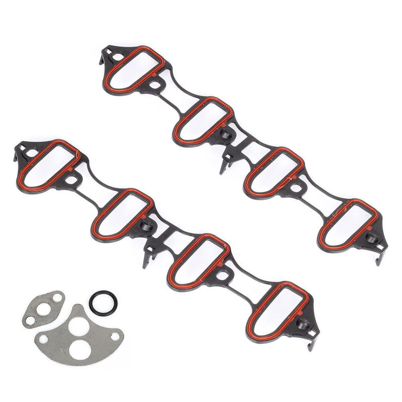 Intake Manifold Gasket Ms92211 Ms18007 Ms4657 Ms16340 Compatible with Tahoe 00-03 5.3l 4.8l Silverado/Sierra 01-03 6.0L Silverado/Sierra/Yukon XL/Suburban/Avalanche 1500 02 03 5.3L