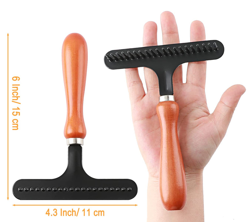 Hand Held Carpet Rake, Making Carpets/Rugs Fluffy Again (Black Iron) | Clean Hair, Let Carpet Restore Softness 1 iron（s）