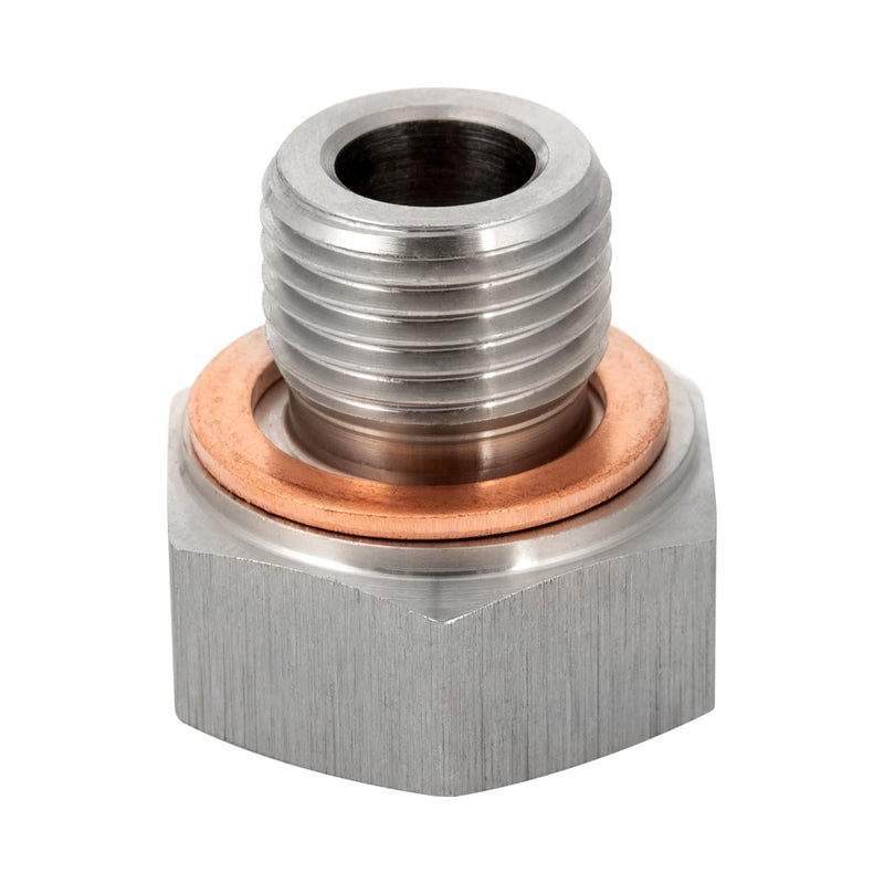2 PCS Stainless Steel Oil Pressure Sensor Adapter for GM LS Series Engines LS1 LSX LS3 5.3L 6.0L 6.2L M16 1.5 2