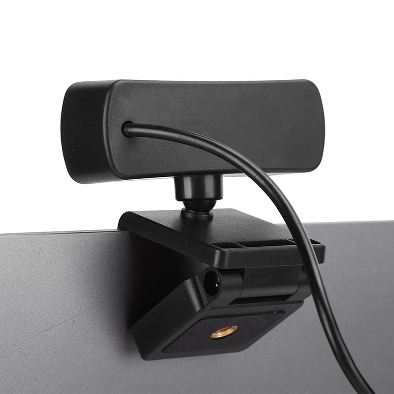 Yoidesu 143 Webcam, 4K PC Camera USB DriveFree Webcast and Builtin Microphone Adjustable Web Camera for Online Teaching, Video Meeting, Remote Work (Black) Black