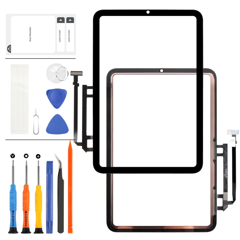 for iPad mini 7 2024 Digitizer Replacement Touch Screen Glass Only 8.3" Screen Replacement for iPad mini 7th Generation A2993 A2995 A2996 Touch Screen Fix with Repair Tools, No LCD Display