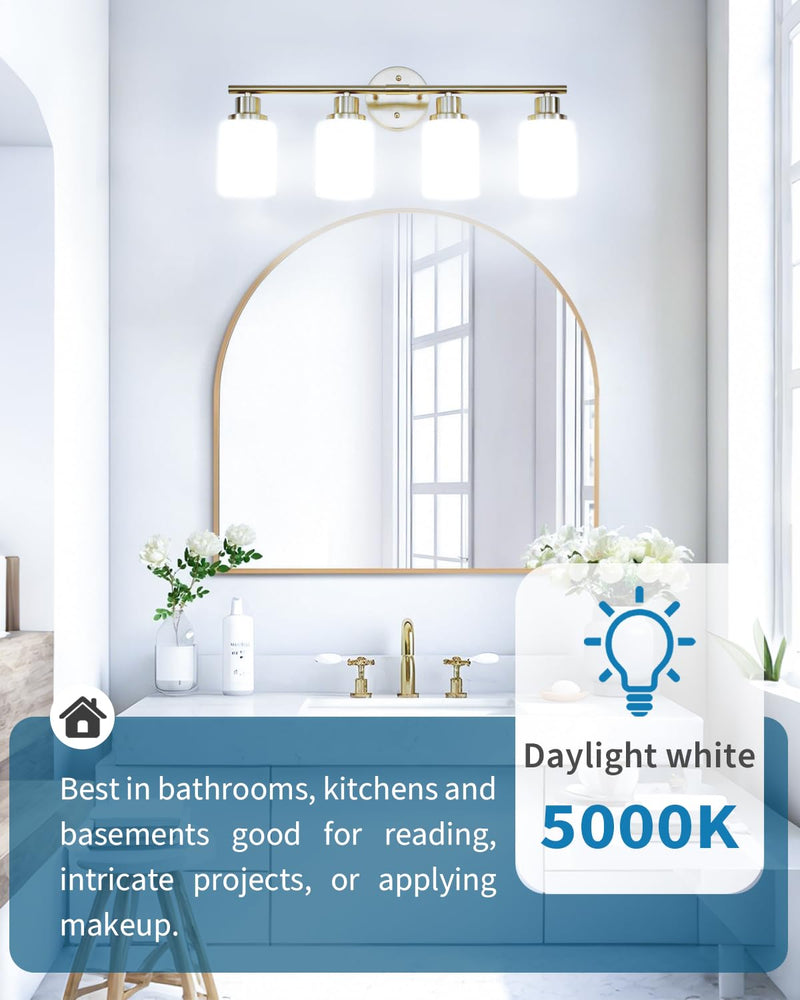TJOY 20 Pack LED Light Bulbs, 100 Watt Equivalent A19, 5000K Daylight LED Bulbs, 15W Bright White Light Bulbs, Energy Saving Light Bulb with E26 Standard Base, 1500 Lumens Non Dimmable Lamp Bulb Daylight White
