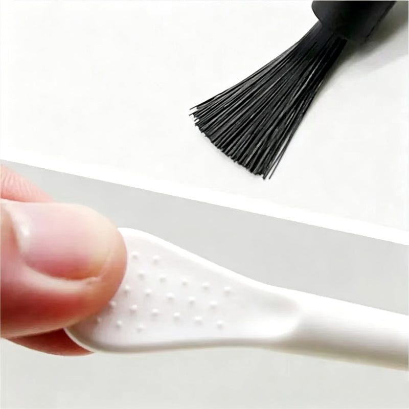 3 pcs Mini Plastic Gap Cleaning Brush Portable Multifunctional Small Detail Brush for Headphone Keyboard Car Crevice Home Dust Removal