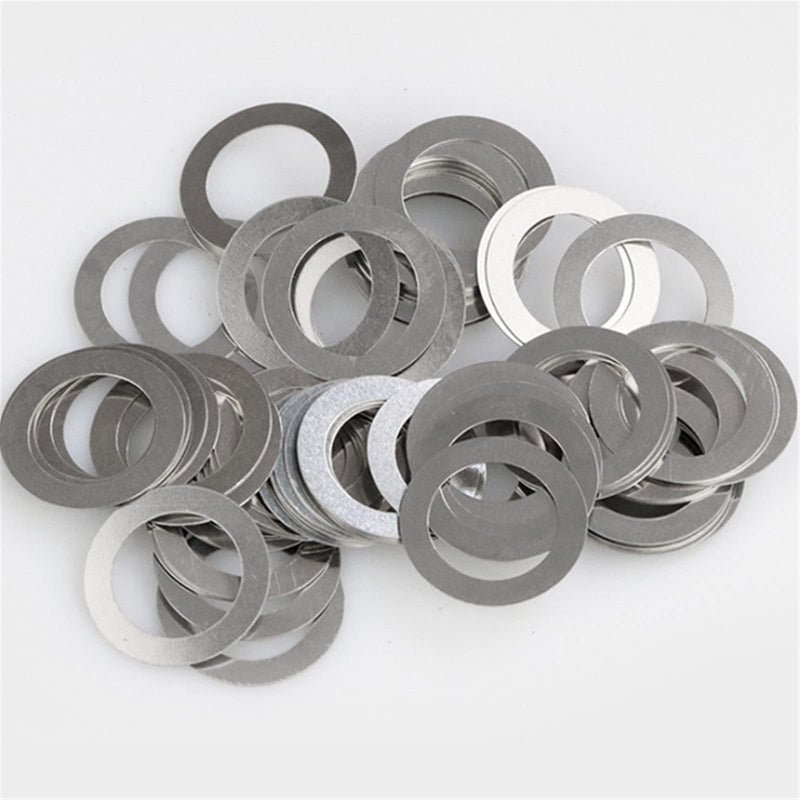 KALESYUJIN-40PCS S:0.1-10pcs/0.2-10pcs/0.3-10pcs/0.5-10pcs DIN988 Metal Shim Washers Stainless Steel Ultrathin Gasket Thin Flat Washer (11 * 17) 11*17