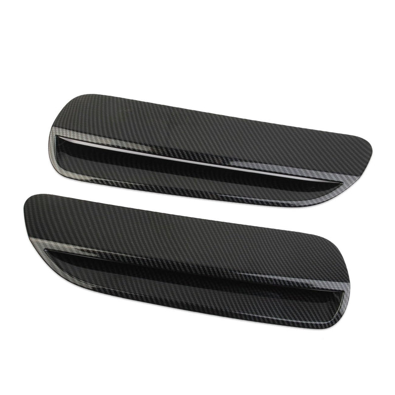 Korlot Carbon Fiber Style Engine Hood Air Outlet Vent Moulding Cover Trim for Pontiac G8