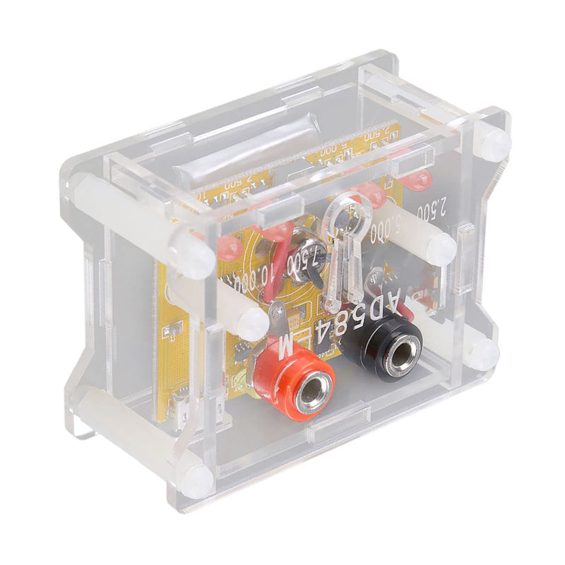 AD584KH Voltage Reference Module, 4 Channel Calibration Board with Transparent Housing for Electronics Engineers and Hobbyists 92g