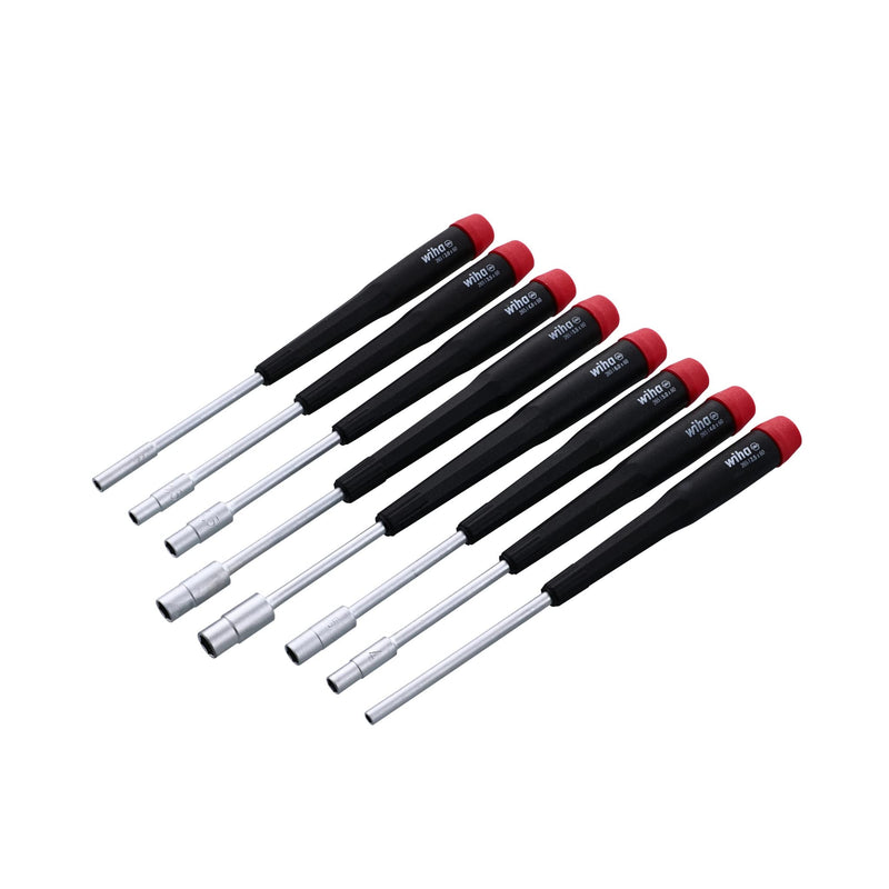 Wiha 26598 Nut Driver Set, Metric In Canvas Pouch, 8 Piece