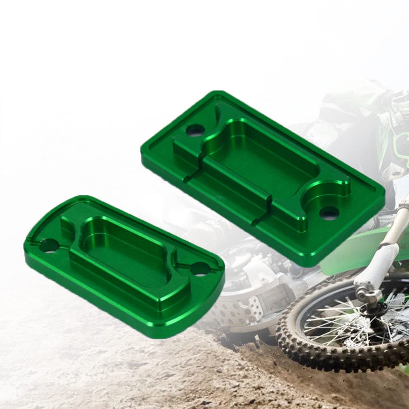Motorcycle Front Rear Clutch Brake Reservoir Fluid Cover Cap CNC for Dirt Bike KX65 01-21 KX80 KX85 KX100 98-21 KX125 92-08 KX250 93-08 KX250F 04-18 KX250 19-20 KX450F 06-18 KLX300R 20 KLX450R 08-15