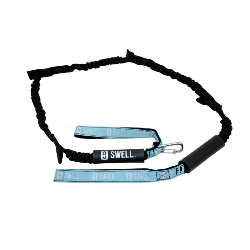 SWELL Bungee Dock Lines for Boats 6 Ft. - Heavy Duty Adjustable Bungee Dock Line, Shock Absorbing Tie Line for Boats, Jet Skis, Pontoons, Kayaks Blue