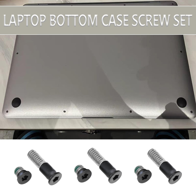 2 Set Laptop Bottom Case Screw Set Compatible with MacBook Air 2018-2020 13-Inch A1932 A2337 A2179 Laptop Back Cover Screw Replacement,Space Grey