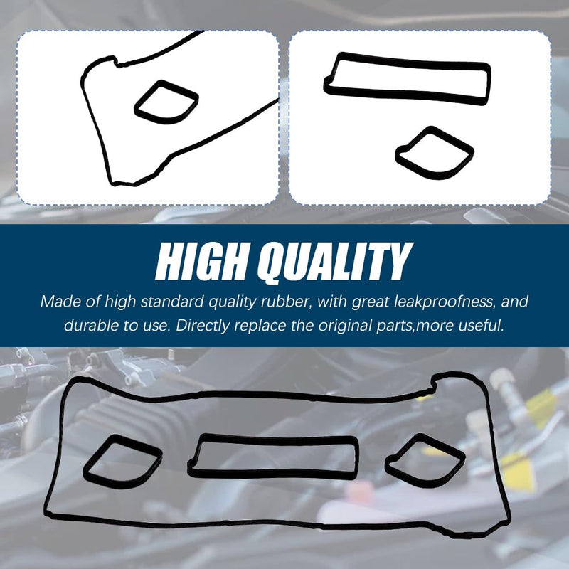 Valve Cover Gasket Set, VS 50639 R-1 Engine Valve Cover Gasket Compatible with 2004-2017 Ford Escape Focus Fusion Ranger 2003-2013 Mazda 3 5 6 3 Sport Tribute 2005-2011 Mercury Milan Marine