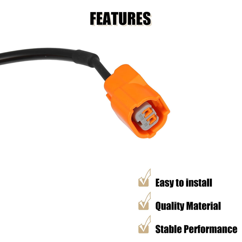  [AUSTRALIA] - uxcell 2pcs Front Left Right ABS Sensor Wheel Speed Sensor No.57450SLNA01/57455SLNA01 for Honda Fit 2007-2008 L4 1.5L