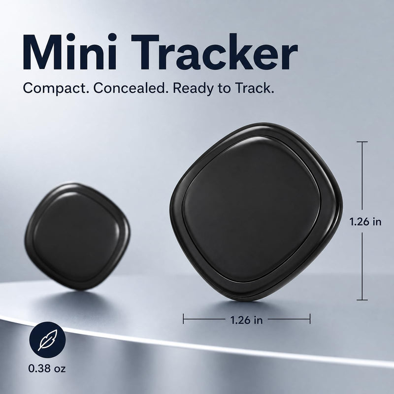 GPS Tracker for Vehicles, Mini Hidden Magnetic Car GPS Tracker, Global Coverage Real-Time Locator for Cars, Assets, Pets, Kids & Elderly, No Subscription, No Monthly Fee, No SIM Card Needed