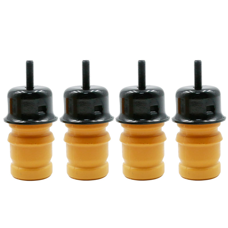 52087636AB 4 Pcs TJ Bump Stops with Cups Brackets, Replacement for Jeep Grand Cherokee ZJ 1993-1998, Wrangler TJ 1997-2006, Replaces 52087636AC, 52087992, 52087635, 29101G