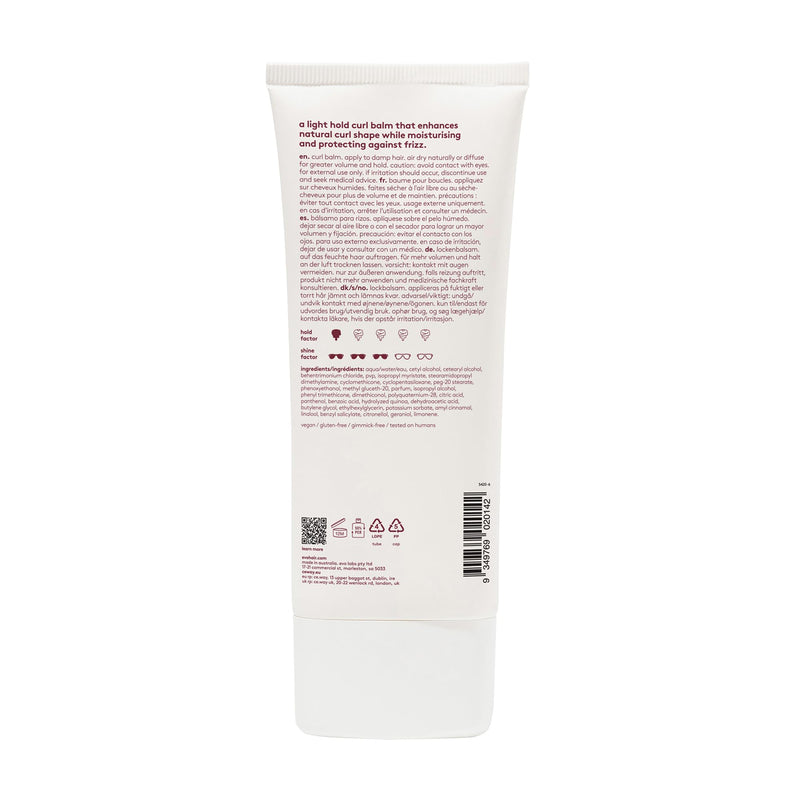  [AUSTRALIA] - Evo Liquid Rollers Curl Balm - Hair Styling Balm - Enhances Natural Curls, Protects Frizz & Improves Overall Condition 200 ml (Pack of 1)