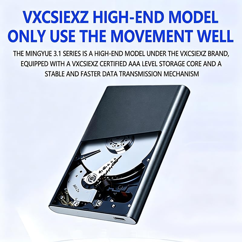 500GB Portable External HDD - USB 3.0/2.0 Compatible, Shock/Dust/Rain Resistant for Mac & PC 500 GB