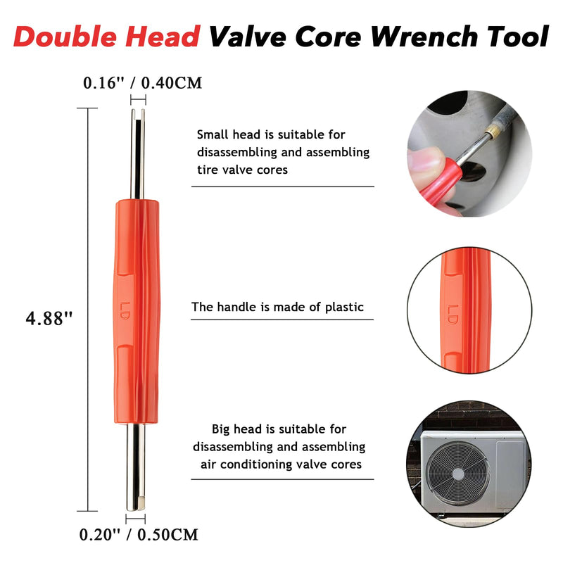 Diking R134A R12 A/C HVAC Air Conditioner Schrader Valve Stem Core Remover Tool (Remover Tool)