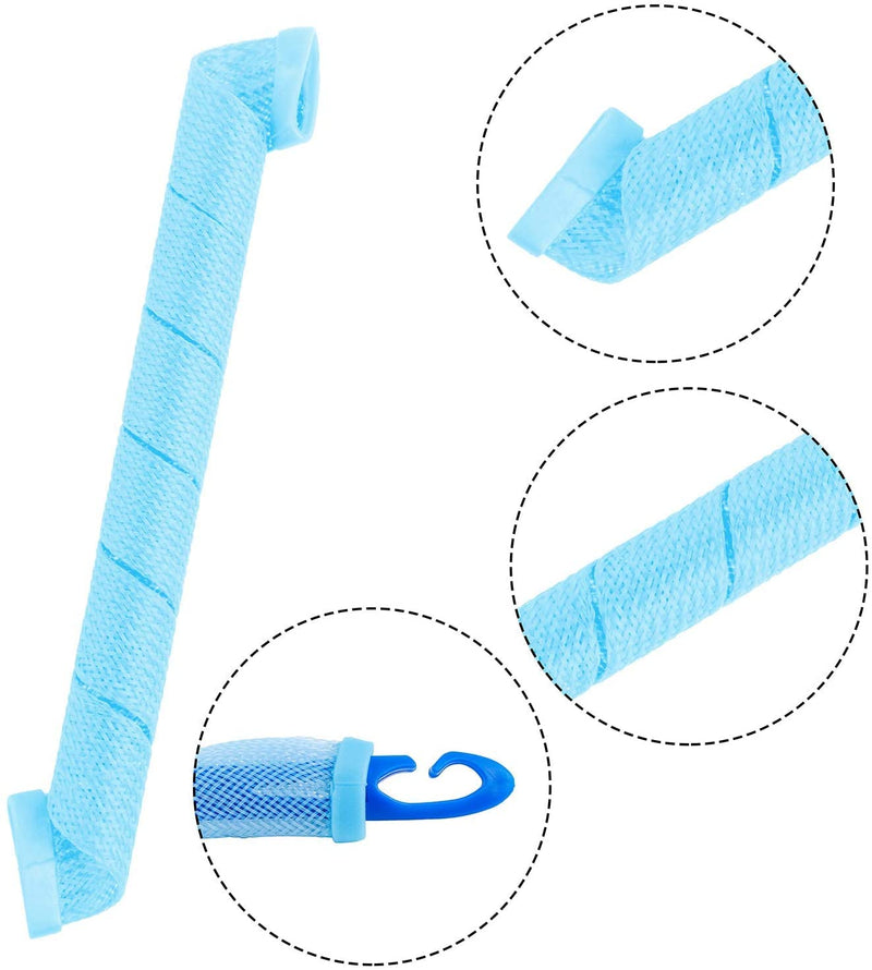 Hair Curlers Styling Kit 20 Pieces Spiral Magic Curls 55 cm No Heat Hair Curler with Styling Hooks for Most Kinds of Hairstyles Multi-colored