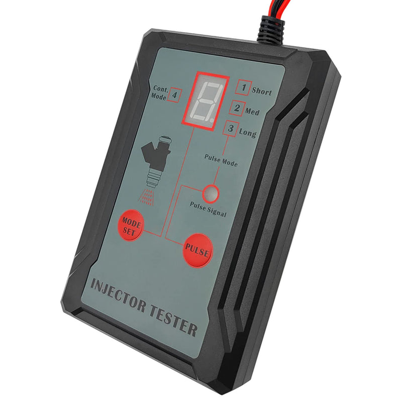 Upgraded Fuel Injector Tester and Cleaner Kit with 2 Adapters, 8 Pulse, 12V/5V Output Power Modes - DIY Cleaning Tool with Short Circuit Protector - Test Two Fuel Injectors Simultaneously Normal version 2 adapters