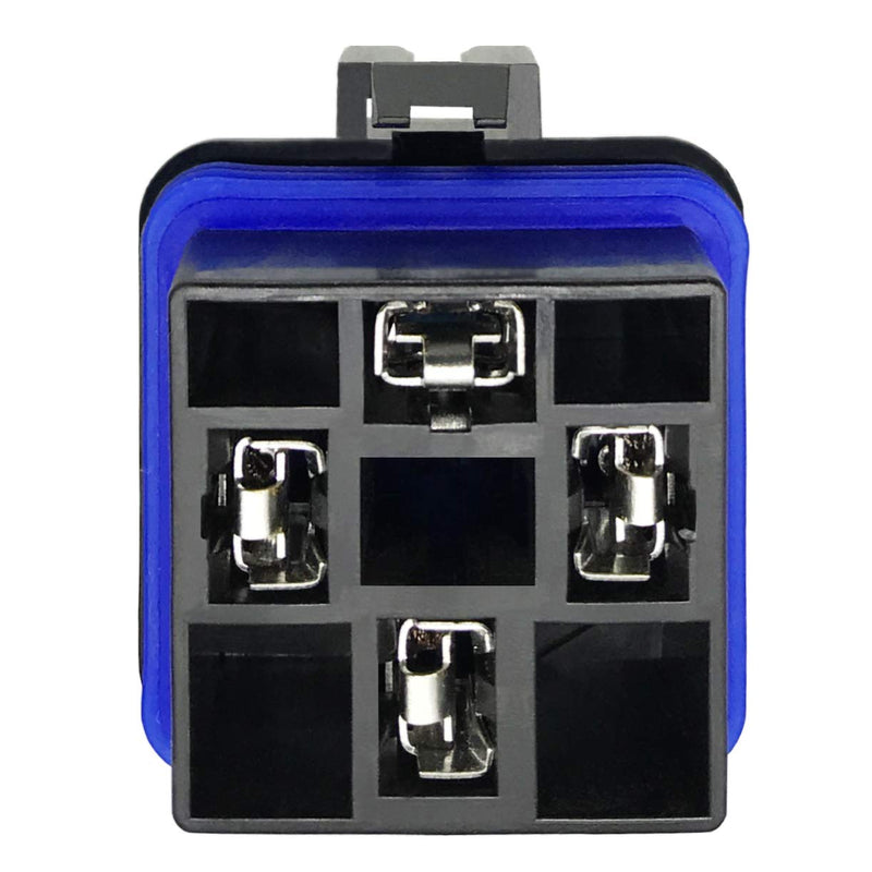irhapsody 4-pin 80/60AMP 12VDC Waterproof Relay Kit, SPST Automotive Relays, Pack of 5 5 relays