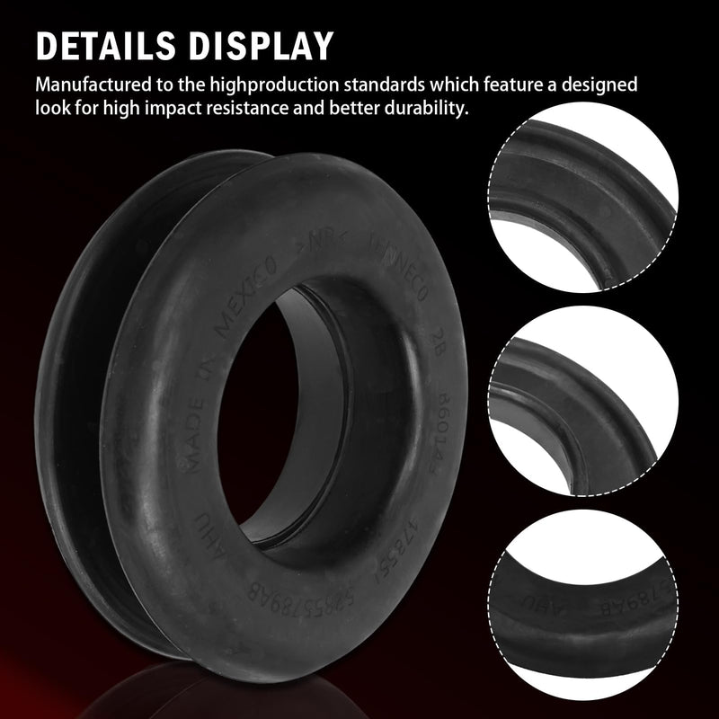 2 PCS Rear Upper Coil Spring Seat Insulator fits Ram 1500 2009-2018, Ram 1500 Classic 2019-2024 Replace 52855789AA