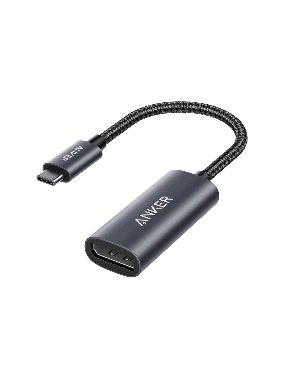 Anker USB C to DisplayPort Adapter for Home Office (4K@60Hz), PowerExpand+ Aluminum Portable USB C Adapter, for MacBook Pro, MacBook Air, iPad Pro, XPS 15/13, Spectre, Surface, and More