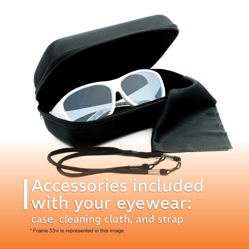 NoIR IPL Safety Glasses, Fitover Protective Eyewear for Women and Men, Ideal for Aesthetic, Forensic and Non-coherent Applications, CE-Certified 190–1800nm 3pl_38 (Fitover)