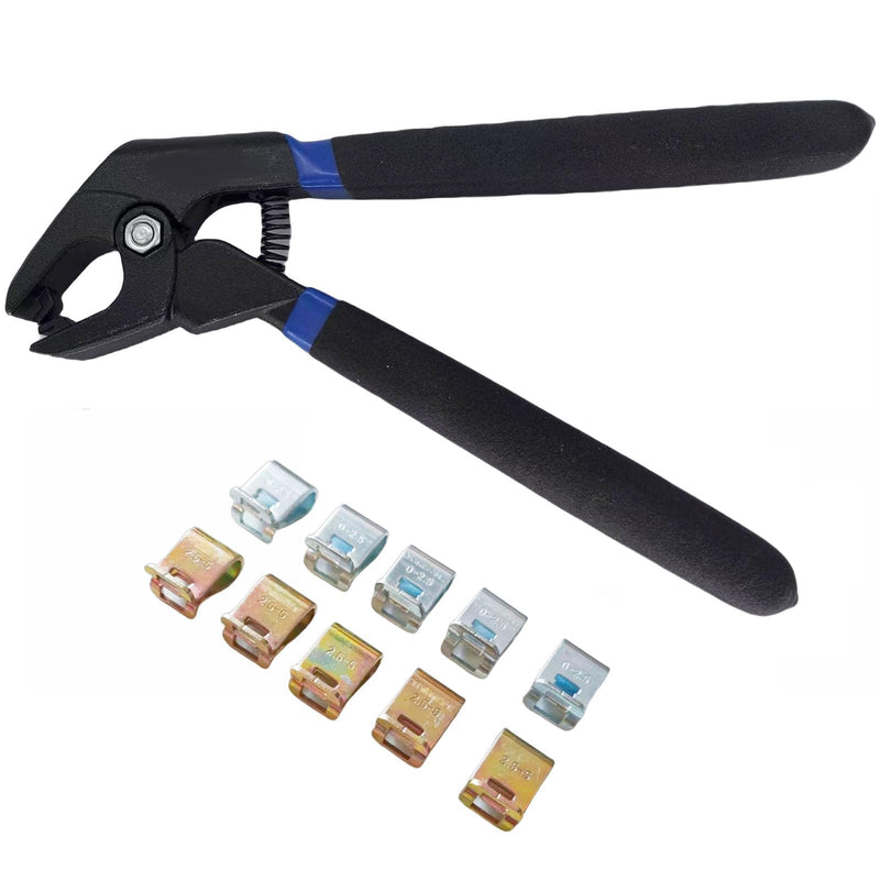 Fixing Clamps Set with Pliers,Car Body Dent Repair Fixing Clamp Pliers Set Bodywork Automotive Pull Removal Kit