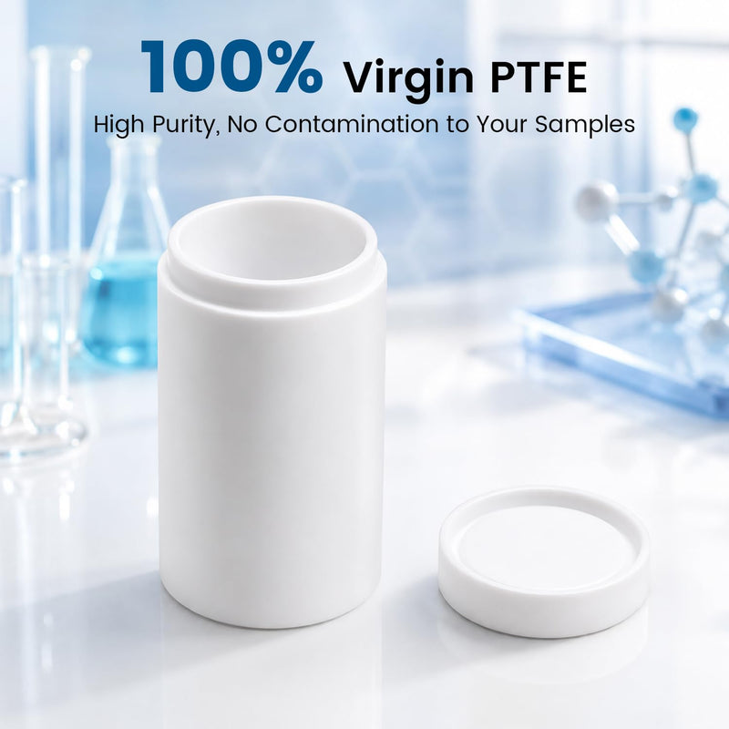 BAOSHISHAN polytetrafluoroethylene Lined Vessel Liner Container for Synthesis Autoclave Reactor (100ml)