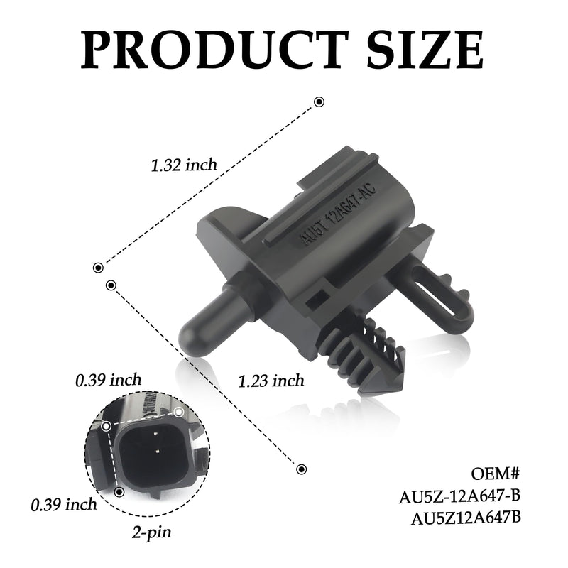 Car Ambient Air Temperature Sensor Compatible with Ford Edge Explorer Lincoln,Professional Ambient Temperature Sensor,Air Temperature Sensor Car Accessories OEM#AU5Z-12A647-B,AU5Z12A647B