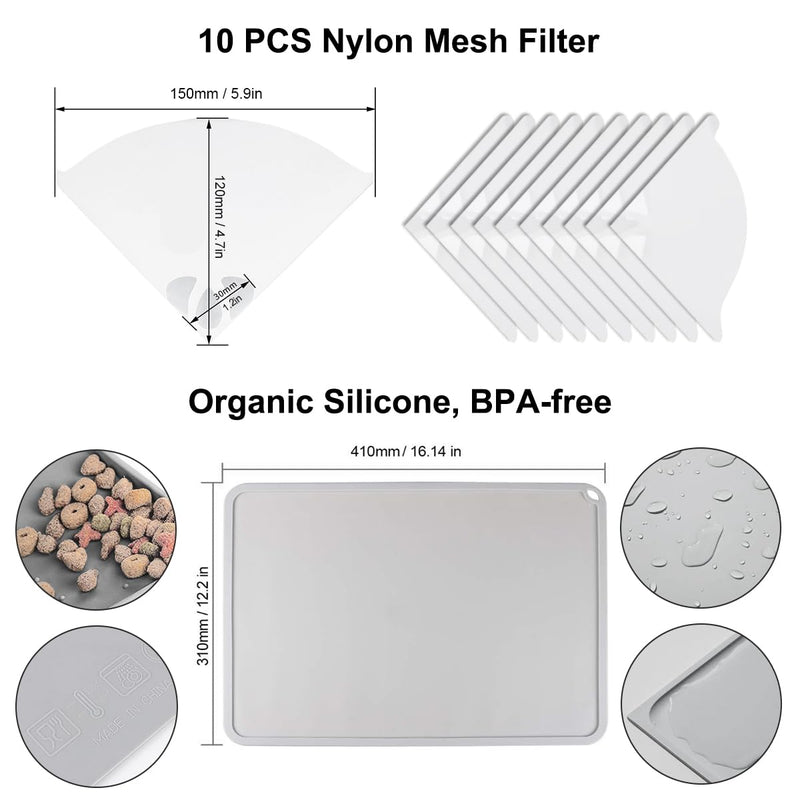 Resin 3D Printer Accessories Kit, Including Cleaning Silicone pad and Stainless Steel Funnel, Maintenance Tool Knife, Tweezers, Funnel, Scissors, Trimming Knife, 3D Printer Tool kit (Resin Tools Kit) Resin Tools Kit