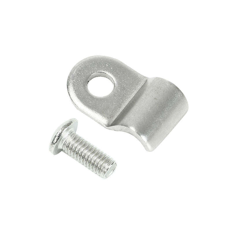 SUPERFASTRACING 50pcs 3/16" Stainless Steel Brake Line Clamp & Screw Street Rod Truck Dune Buggy 3/16"