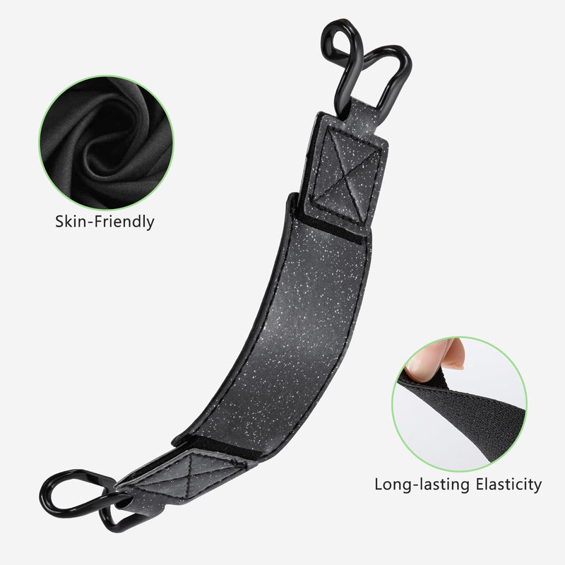 CoBak Secure Hand Strap for kindle and Tablets - Versatile and Lightweight Finger Grip Holder for 6-7.5" Kindle/Kobo/Voyaga/Lenovo/Sony E-Book Tablet - High Elasticity, BlackStar-1 6-7.5"