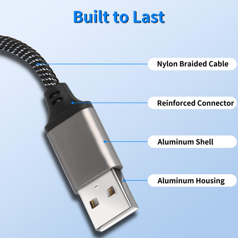 USB to 3.5mm Audio Headphone Jack Adapter 2 Pack, USB to Aux Adapter 3.5mm Female, External Sound Card Converter for Headphones, PC, Laptops, Desktops,PS4, PS5 and More Device
