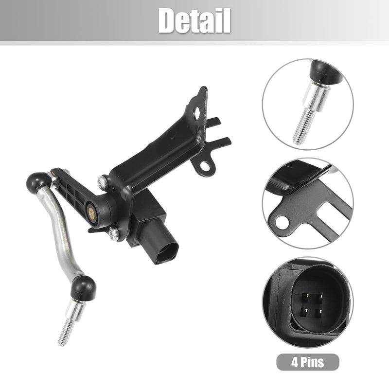 X AUTOHAUX Front Left Side Air Suspension Ride Height Level Sensor for Audi Q5 SQ5 2009-2017 No.8R0941285E/8R0941285G